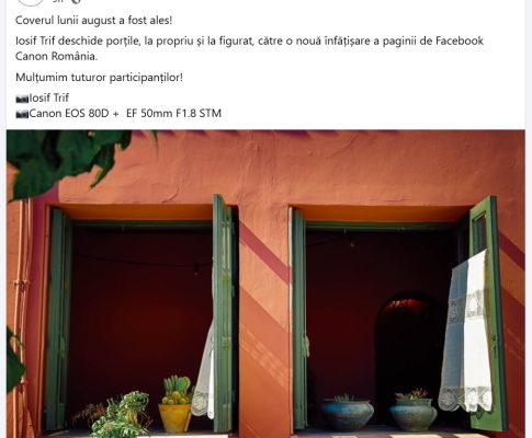 Canon Romania August Cover